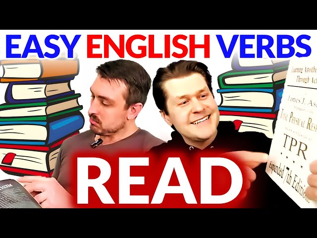 READ 📚👀📖 Learn English Verbs | English Comprehensible Input Easy Beginner Lesson | Natural Approach
