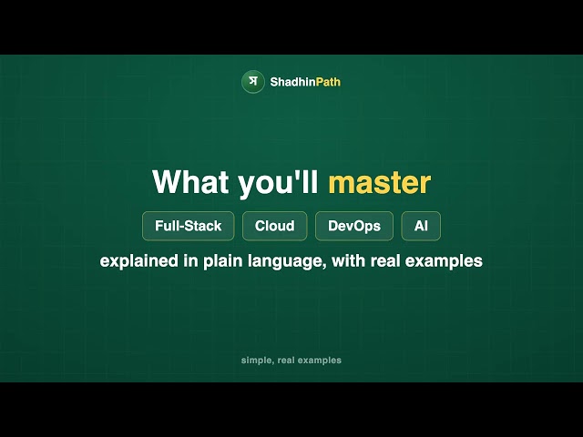 Welcome to ShadhinPath — Tech, Cloud, DevOps & AI Made Simple