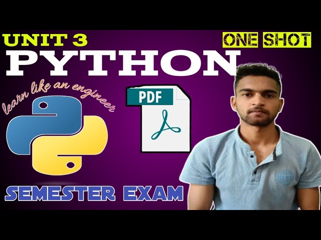 python unit 3 in one shot #aktu #dsalgo #btech#engineering with abhay , function , string ,list