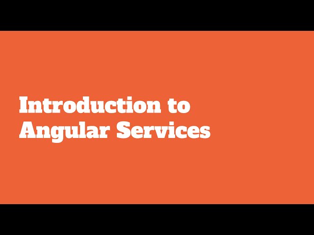 Angular Services Explained:  The Key to Reusable and Scalable Applications | Angular 101