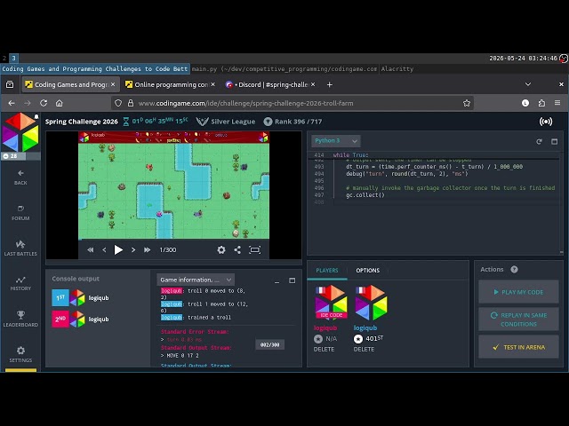 CodinGame Spring Challenge 2026