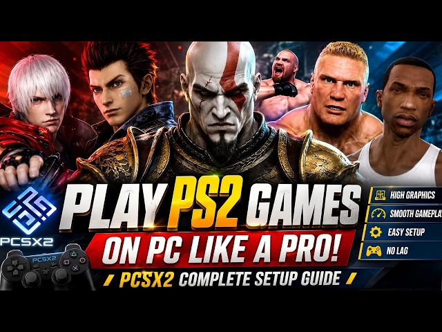 PS2 Games on PC (2026) 😲 PCSX2 Full Setup + Lag Fix & Best Settings Guide