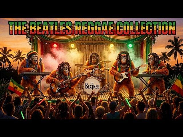 Beatles Collection - Hey Jude, Let It Be, Oh Darling, Yesterday (Reggae Cover by BONGO) With Lyrics