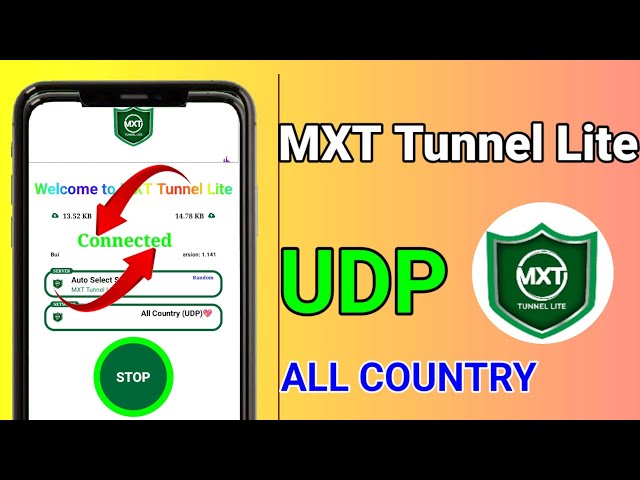 How to set up MXT Tunnel lite vpn with all country udp settings for secure online browsing