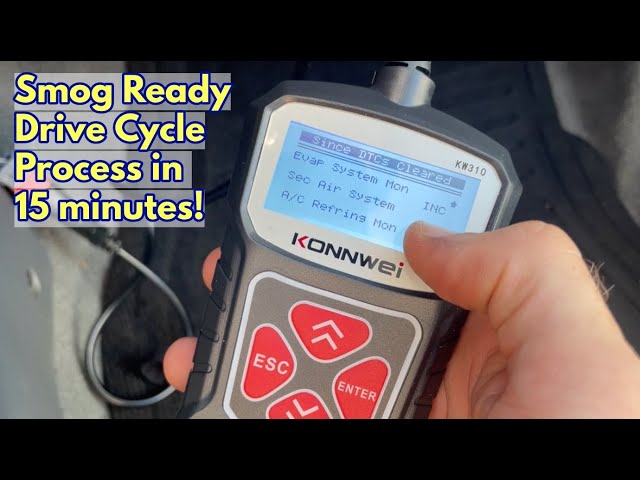 Make your car smog ready in 15 minutes - I/M Readiness Drive Cycle Procedure