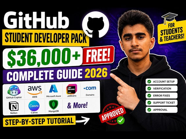GitHub Student Developer Pack 2026 | Complete Step-by-Step Guide + Verification & Rejection Fix