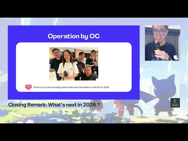 [HKOSCon 2026]  Closing Remark What's next in 2026 - Sammy Fung
