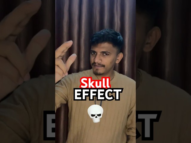 Skull effect 💀 #capcutediting #tutorial