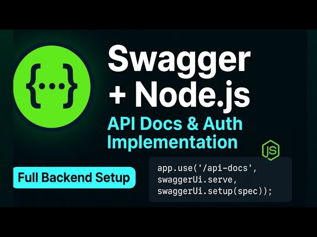 How to Implement Swagger in Node.js | Introduction to Swagger |  Project Setup + Complete Tutorial