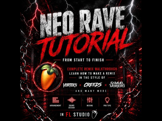 NEO RAVE REMIX MASTERCLASS PREVIEW (FL Studio Tutorial) Samuel Moriero × Vorteks Style 🔥