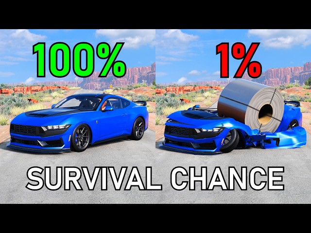 Realistic Survival Chance Crashes #18 | BeamNG.drive