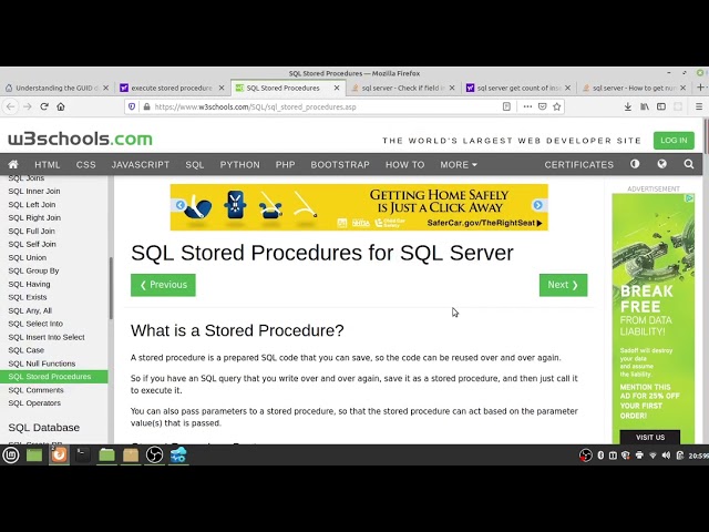 Grocery List Application - SQL - Lesson 7 (Part 4)