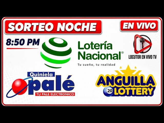 Loteria Nacional NOCHE Leidsa, Anguila EN VIVO Sorteos de HOY Jueves 27 de agosto de 2026