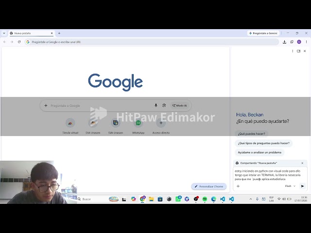 Como instalar python y su aplicación en la estadística descriptiva