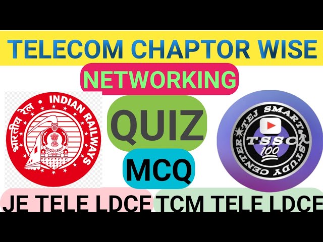 NETWORING RELATED MCQ QUIZ FOR EXAM JE TELE &TCM