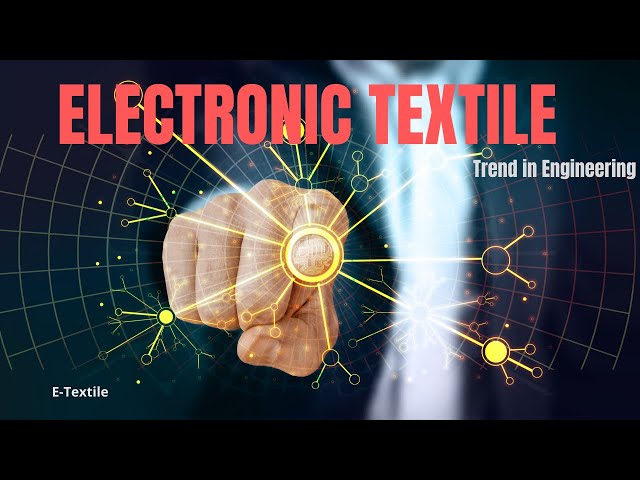 Electronic Textile || Wearable LED || Wearable Technology