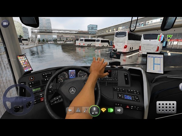Mercedes-Benz TRAVEGO 16 SHD 2024 BLACK Gameplay | Bus Simulator Ultimate | Bus Games | Mobile Game