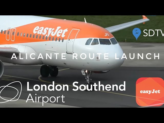 SDTV Special - Southend Airport Live - 29th October 2023 - EasyJet Alicante and Paris route Launch