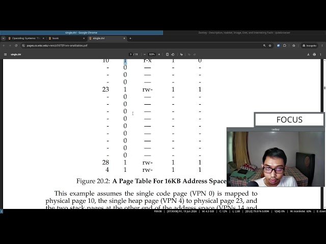 Live study: read along book "Operating Systems: Three Easy Pieces" (Part 129)