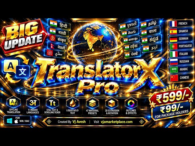 Big Update TranslatorX Pro - Plugin For Resomume - Win Mac