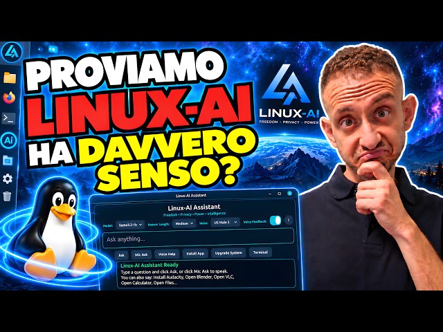 Linux-AI OS: Is it the FUTURE? The distro with built-in ARTIFICIAL INTELLIGENCE!