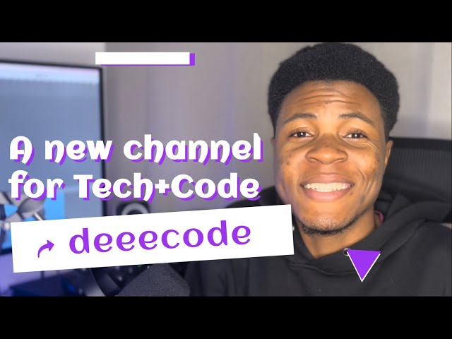 A new channel for Tech+Code | DEEECODE