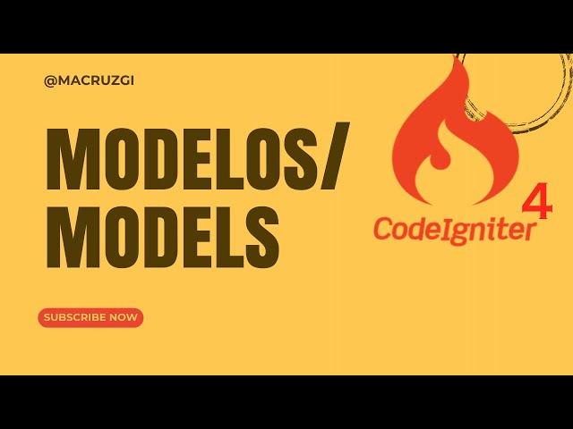 CodeIgniter 4: Creación y uso de modelos [Tutorial][Principiantes]