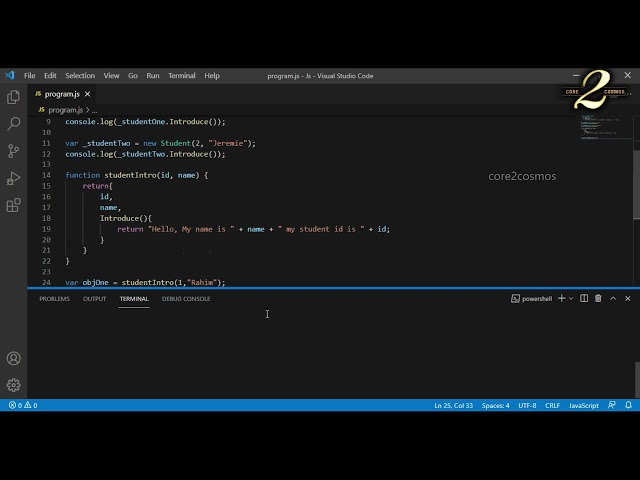 JavaScript | creating objects using class  factories  function constructor | Tamil | தமிழ்