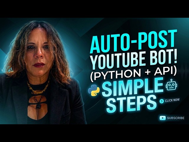 How to Build a YouTube Chatbot with Python & YouTube Data API | Complete Tutorial