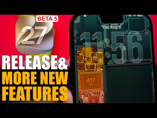iOS 27 Beta 5 Release & More NEW Features !