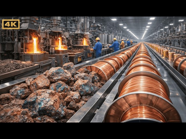 Inside the Copper Industry: Electrical Wire — From Ore to Cable (Full Process)