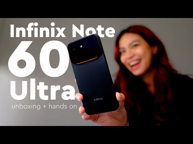 Infinix Note 60 Ultra unboxing + first look! 