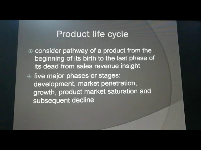 Manufacturing strategy
