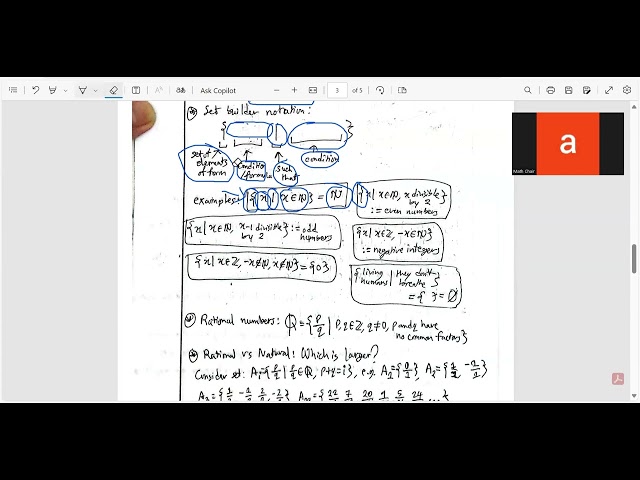 Irrational numbers! pt5: Set-builder notation