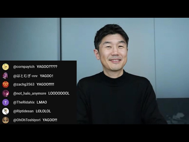 Chat didn't expect  Yagoo to appear in the Autofister 3d live