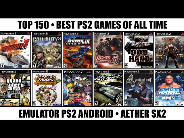 Top 150 Best PS2 Games Of All Time | Best PS2 Games | Emulator PS2 Android