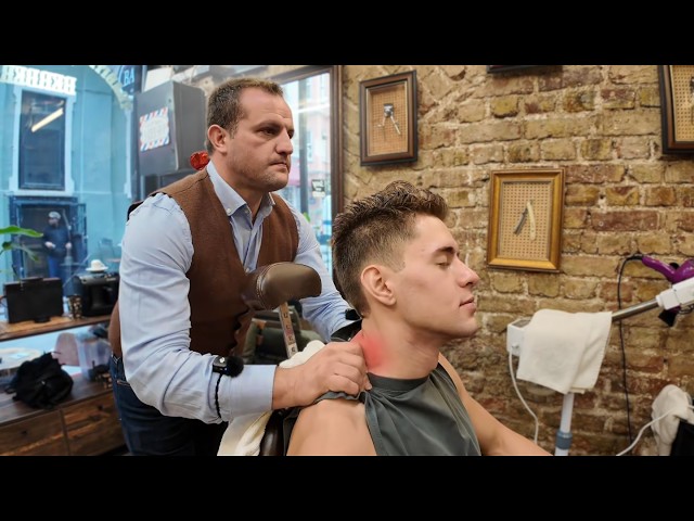 ASMR Turkish Barber with Old School Skills (Traditional Cut & Massage)