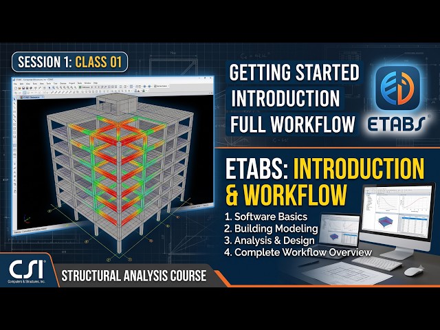 Etabs Session 1: Introduction to Etabs