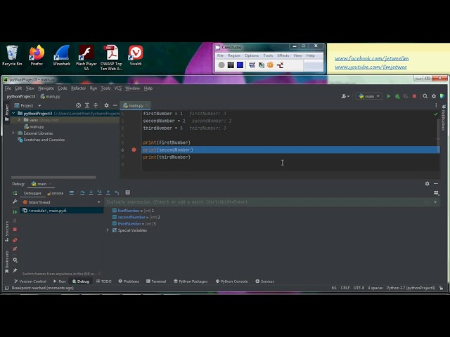 PyCharm ~ BreakPoint And Debugger ~ Debug Like A Pro