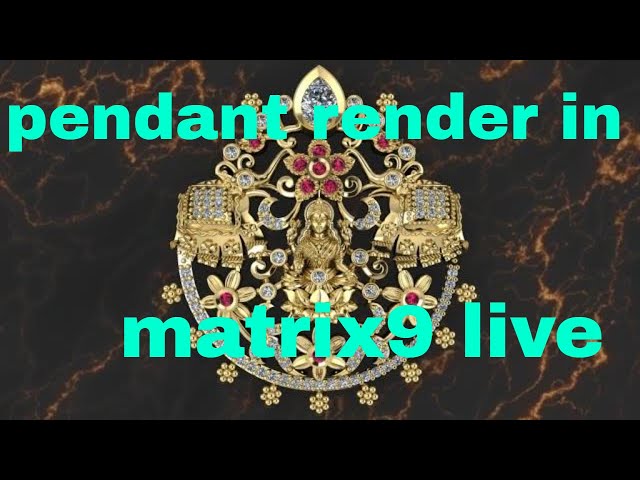 pendant render in matrix9 live. #matrix #rhino #livestream