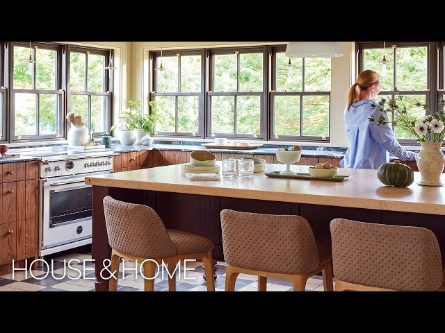 Escape to Karine Vanasse’s Chic Farmhouse in the Woods