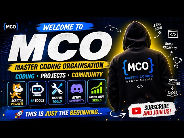 MASTER CODING ORGANISATION (MCO) Community Launch – Coding, Projects & Your Next Opportunity