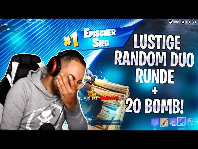 🤣😂 Lachflash! RANDOM DUOS in FORTNITE  + 21 Kills | Duo vs Duo | Amar