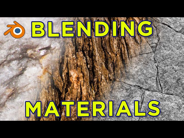 Mixing materials in Blender Smoothly - Blender Basics Tutorial