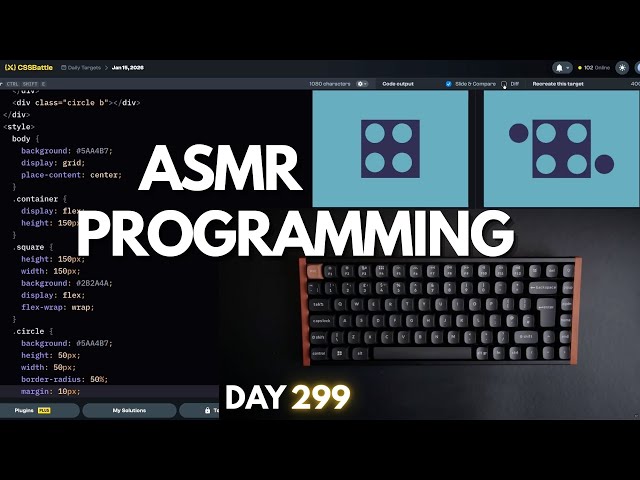 Keyboard ASMR CSS Battle 15th January