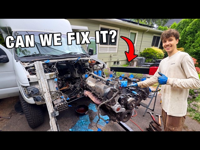 Replacing the Engine in My Ford Box Van…With NO Experience