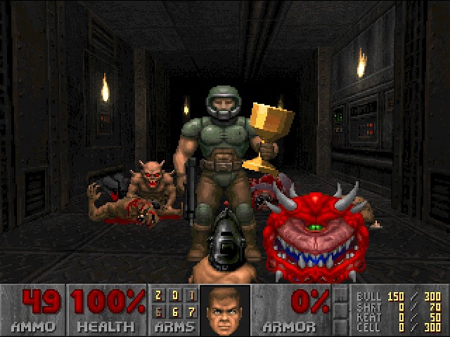 Getting all  215 achievements for DOOM PS1
