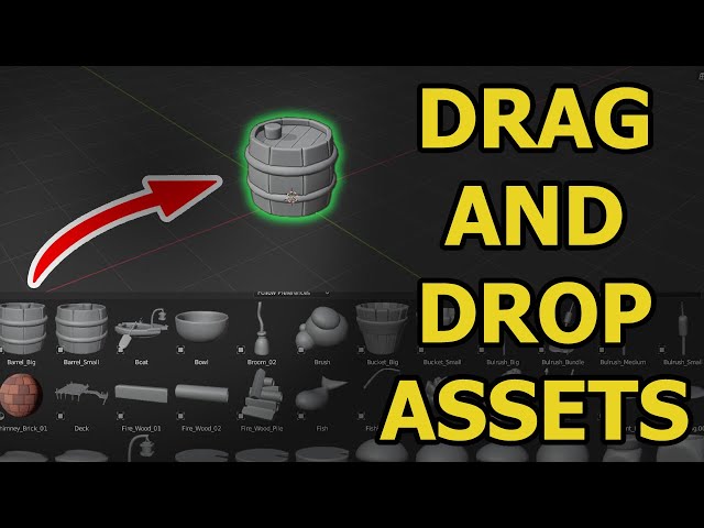 Create Assets Library in Blender 3.6 and 4.0+ (Tutorial)