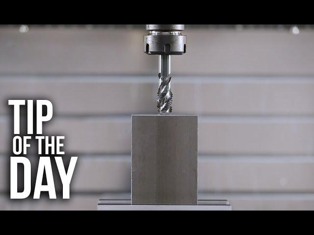 Simple Peck Tapping Using a G84 Tapping Cycle – Haas Automation Tip of the Day