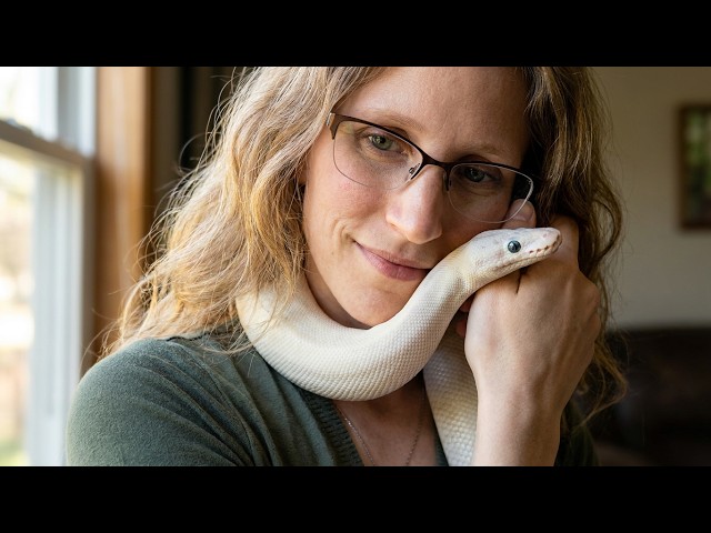 This White Snake Acts Just Like a Cat